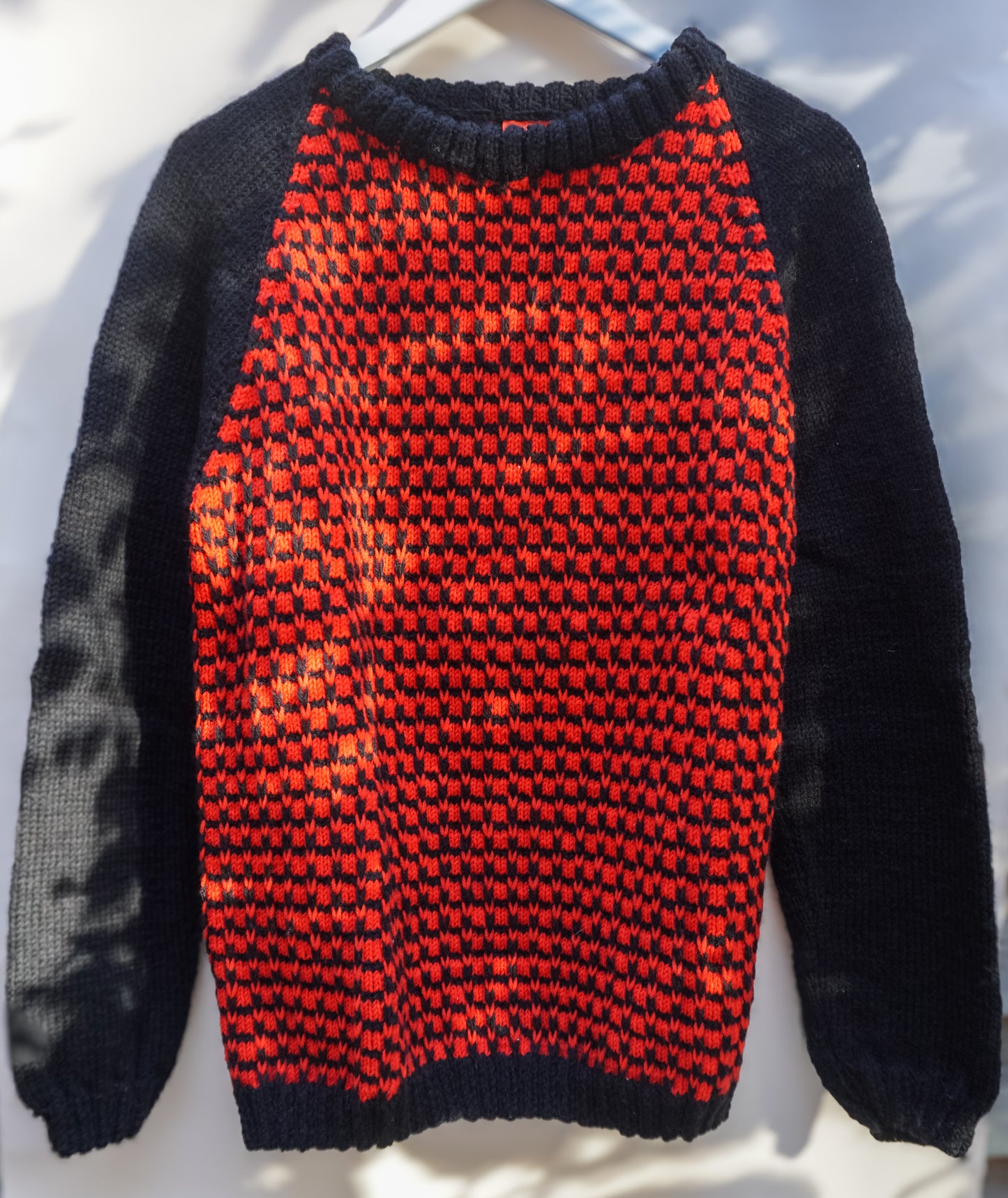 Vermilion Pattern Jumper