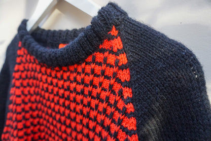 Vermilion Pattern Jumper