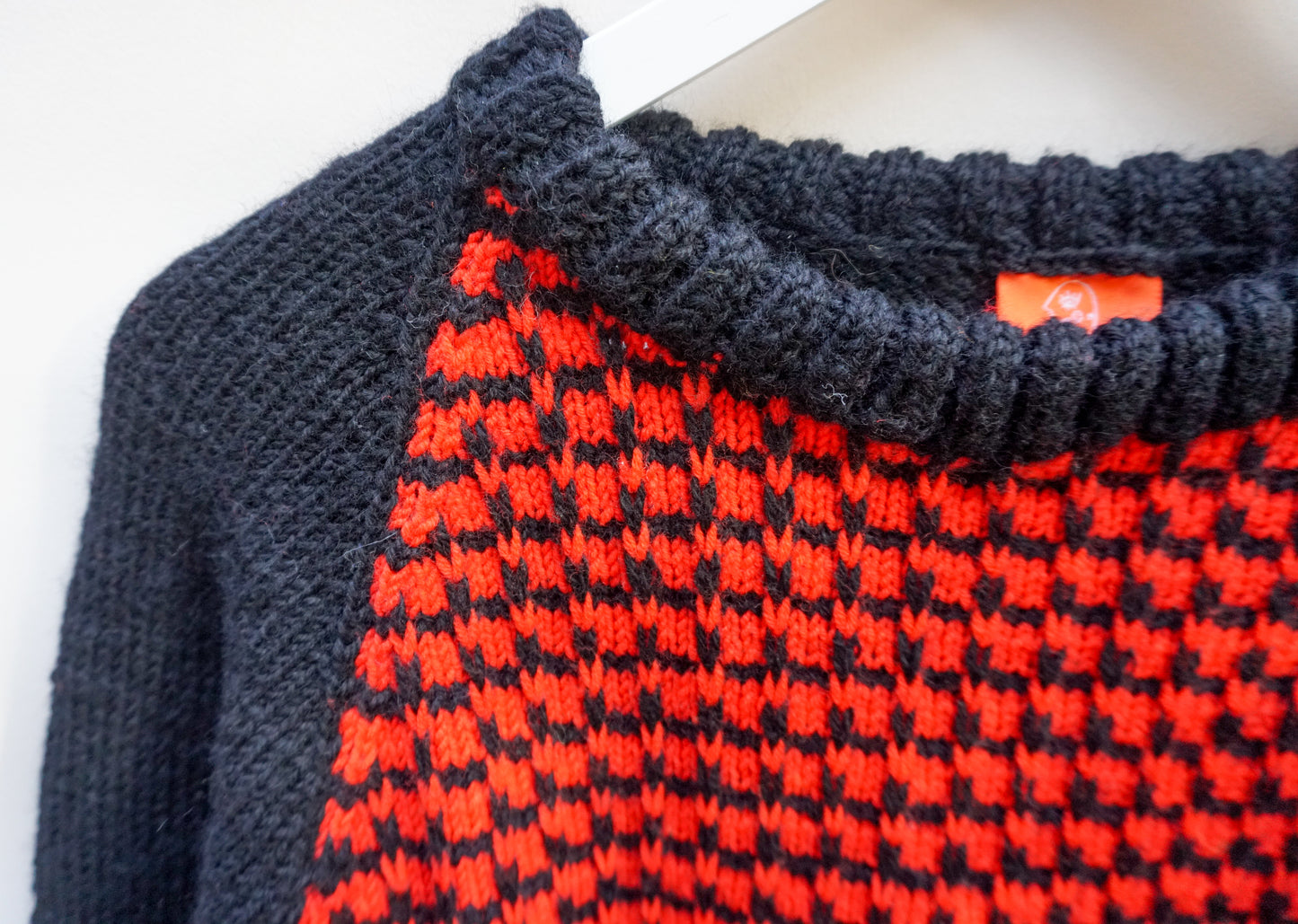 Vermilion Pattern Jumper