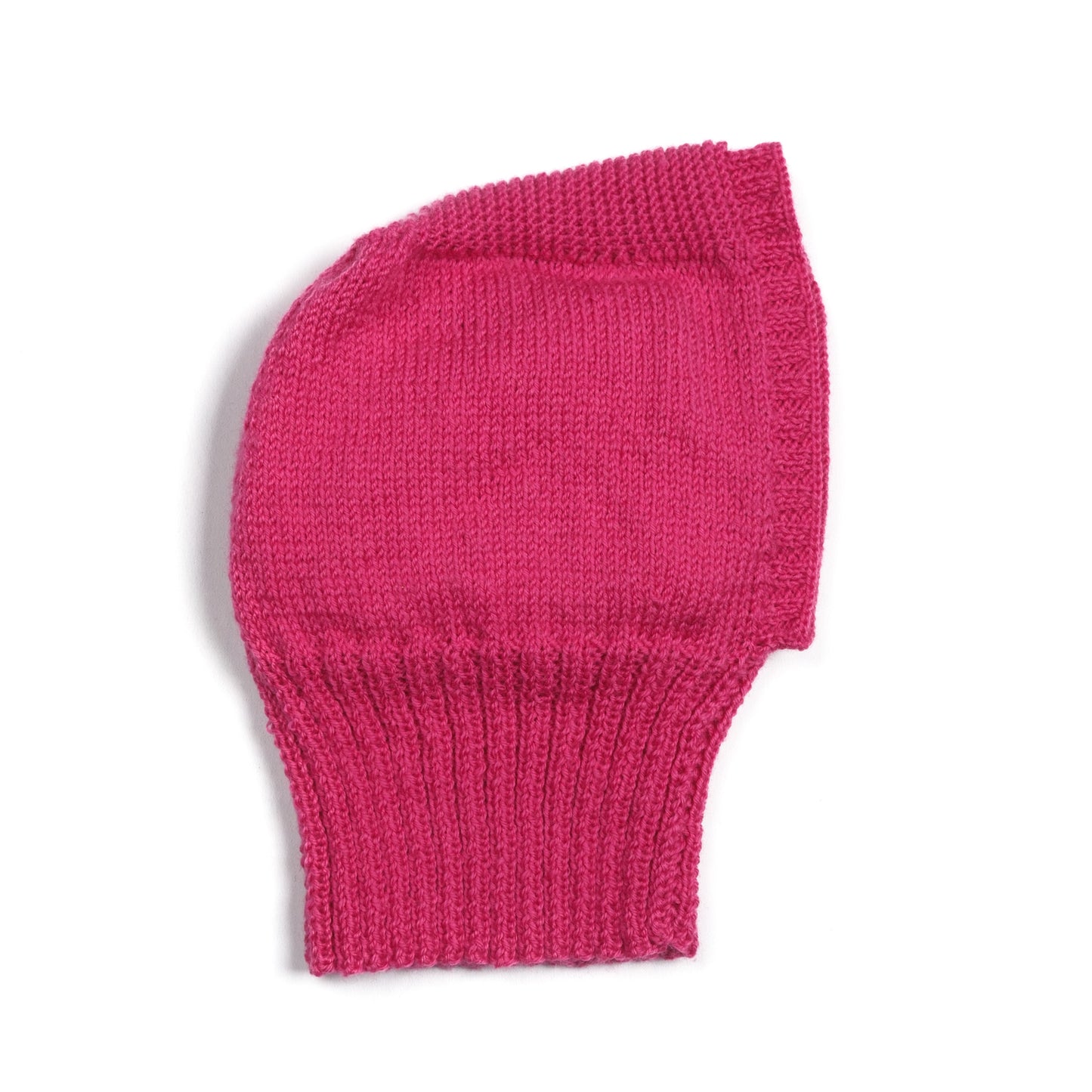 Pure Wool Pink Balaclava. Hand knitted